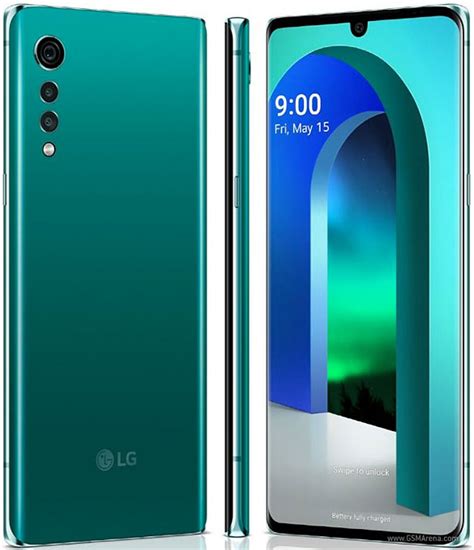 lg velvet screen size